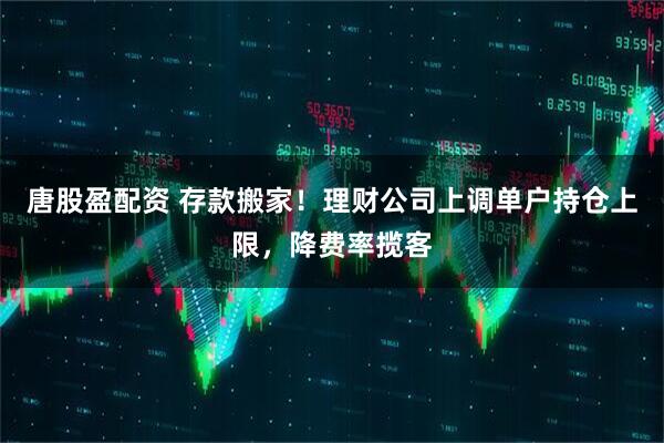 唐股盈配资 存款搬家！理财公司上调单户持仓上限，降费率揽客