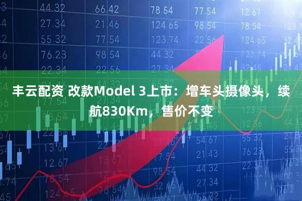 丰云配资 改款Model 3上市：增车头摄像头，续航830Km，售价不变