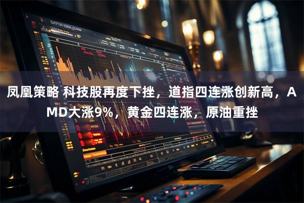 凤凰策略 科技股再度下挫，道指四连涨创新高，AMD大涨9%，黄金四连涨，原油重挫