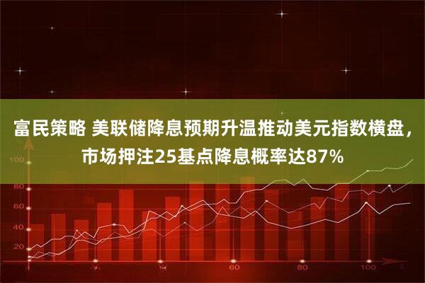 富民策略 美联储降息预期升温推动美元指数横盘，市场押注25基点降息概率达87%