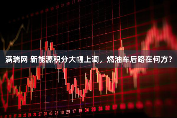 满瑞网 新能源积分大幅上调，燃油车后路在何方？
